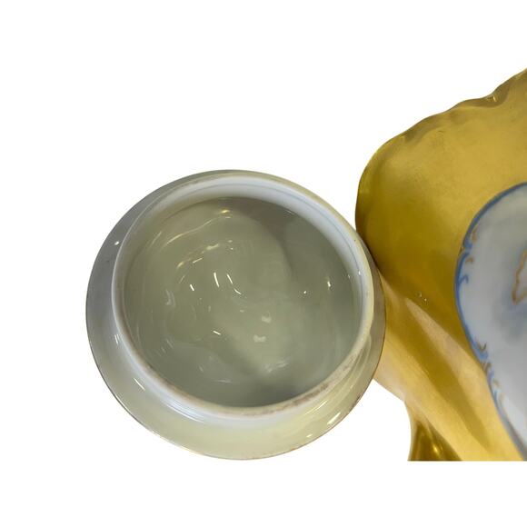 Antique Early 20th Century Hutschenreuther Gelb Bavaria Gilt 4-PC Coffee Tea Set - Picture 5 of 16